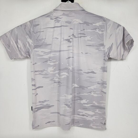 Greater Half GH Polo Shirt Mens Medium Legion Camo Performance‎ Golf AOP UPF - Picture 4 of 10